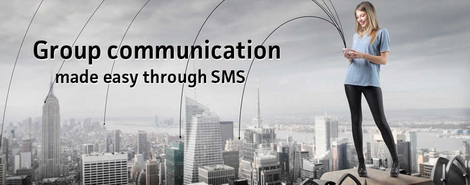 Group communication made easy through SMS